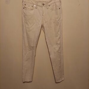 True Religion White Skinny Women's Jeans
